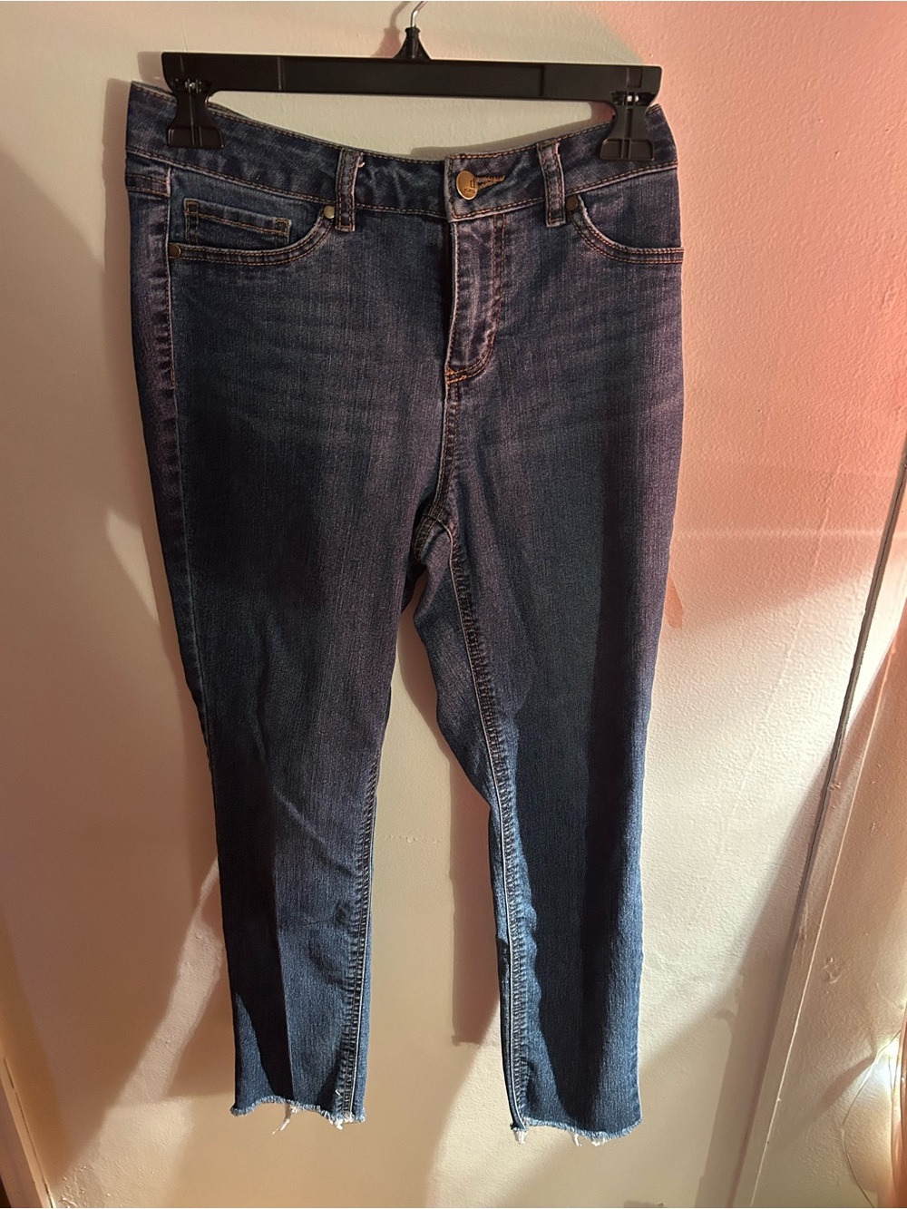 d. jeans Women's Dark Blue Ankle Slim Jeans